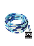  Blue Camo Flat Shoelaces